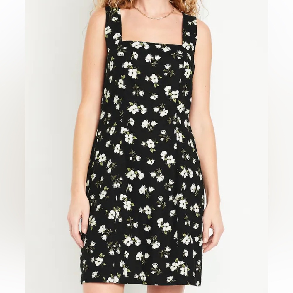 NWT Old Navy Sleeveless Linen-Blend Mini Dress
